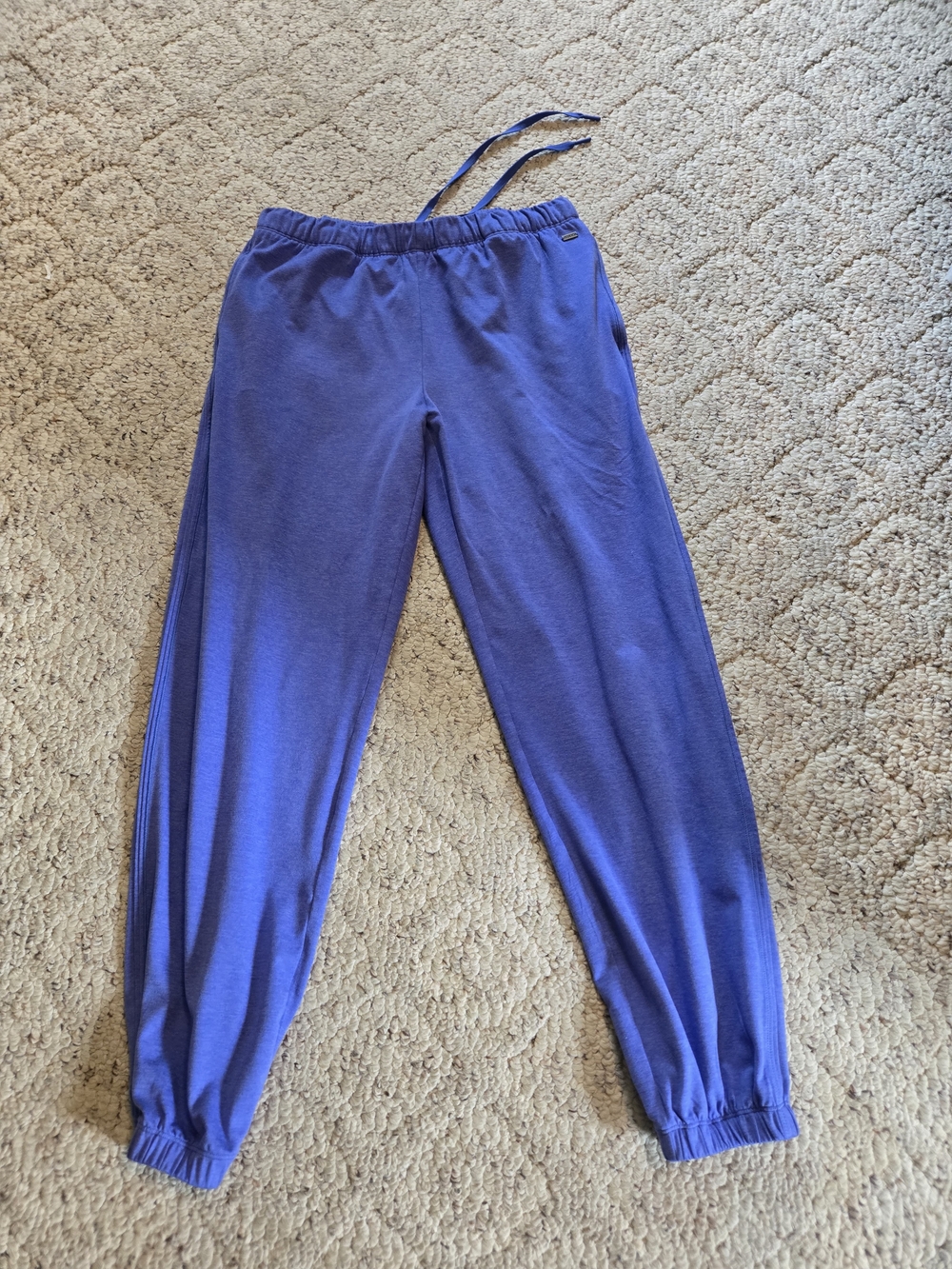Ladies Vuori Purple Drawstring Jogger Pants Medium